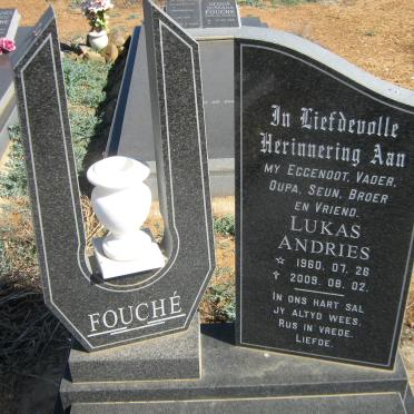 FOUCHE Lukas Andries 1960-2009