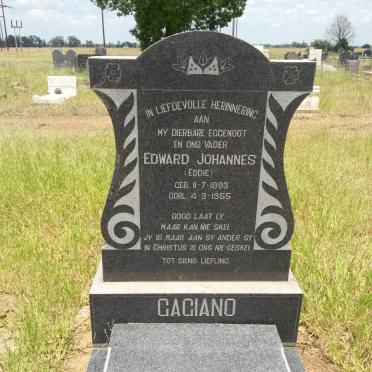 GAGIANO Edward Johannes 1893-1955