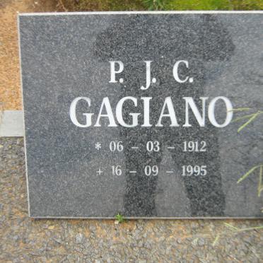 GAGIANO P.J.C. 1912-1995