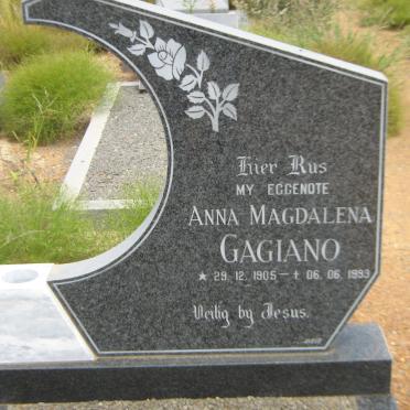 GAGIANO Anna Magdalena 1905-1993