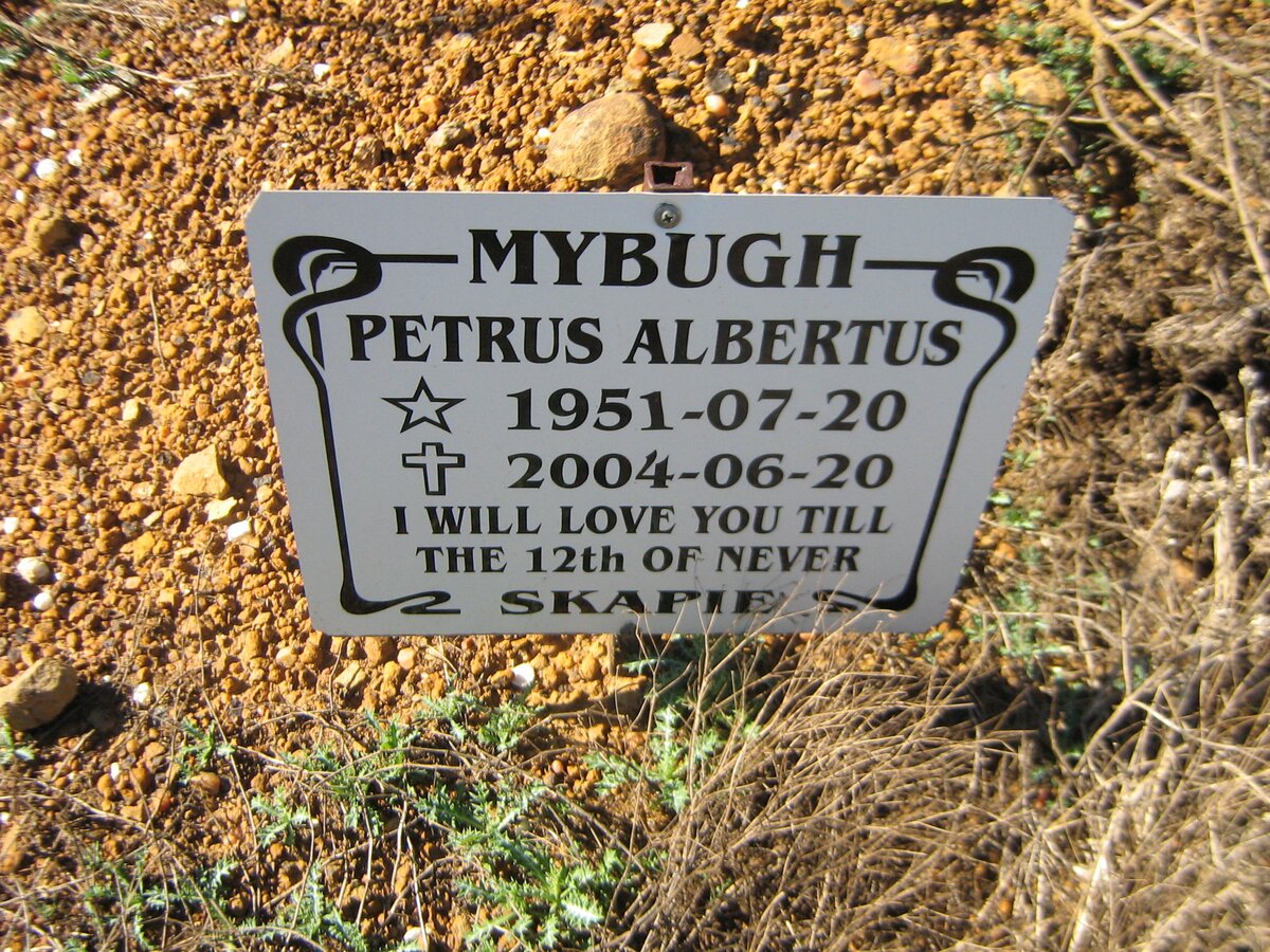 MYBUGH Petrus Albertus 1951-2004