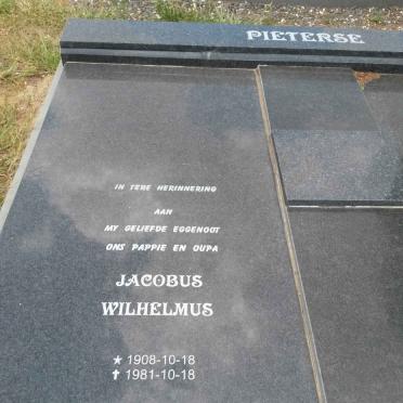 PIETERSE Jacobus Wilhelmus 1908-1981