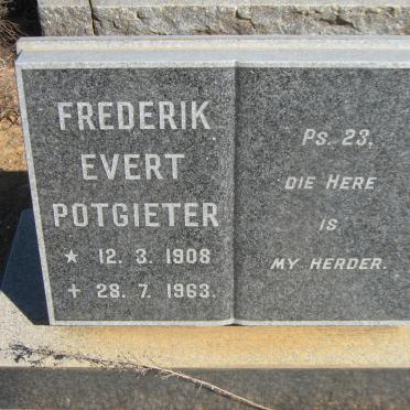POTGIETER Frederik Evert 1908-1963