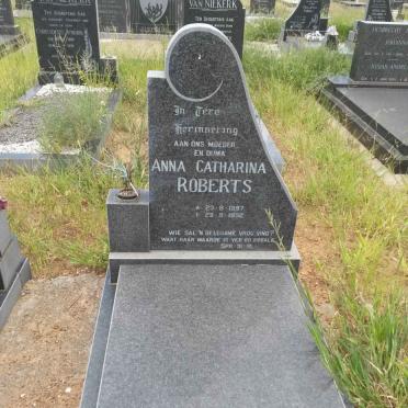 ROBERTS Anna Catharina 1897-1992