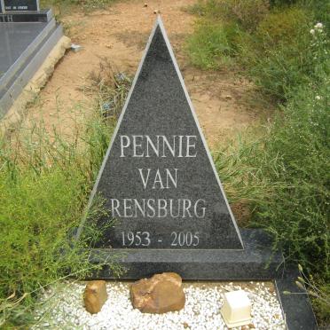 RENSBURG Pennie, van 1953-2005