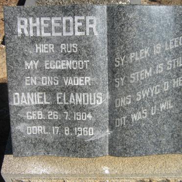 RHEEDER Daniel Elandus 1904-1960
