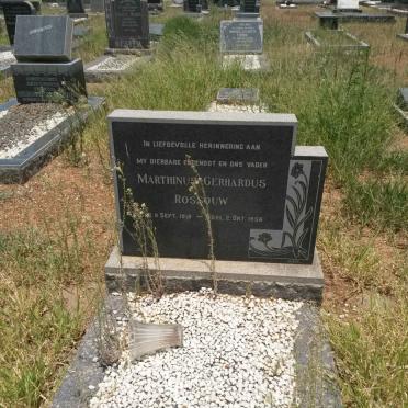 ROSSOUW Marthinus Gerhardus 1918-1956