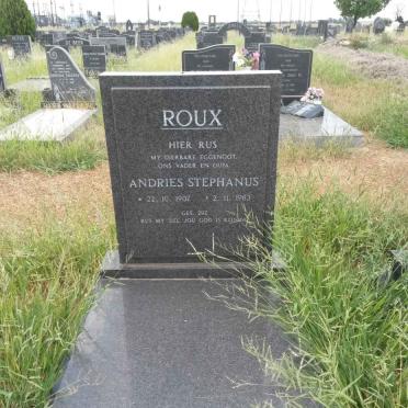 ROUX Andries Stephanus 1907-1983