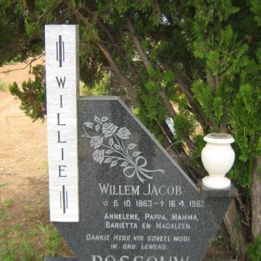 ROSSOUW Willem Jacob 1963-1987