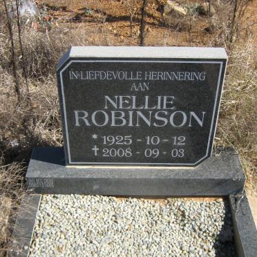 ROBINSON Nellie 1925-2008
