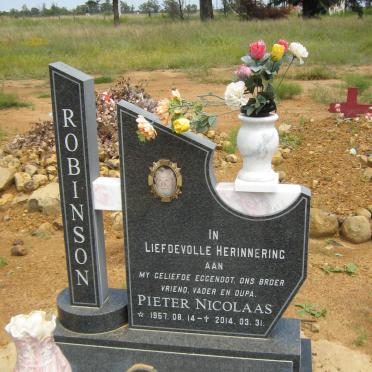 ROBINSON Pieter Nicolaas 1957-2014