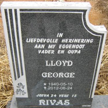 RIVAS Lloyd George 1940-2012