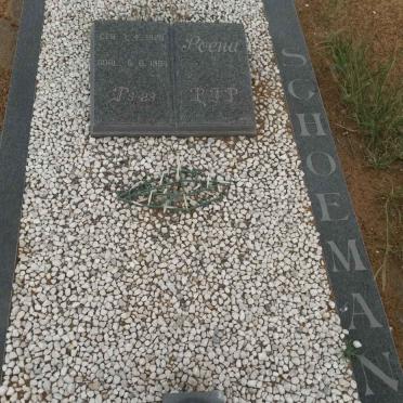 SCHOEMAN R.J.P. 1926-1987