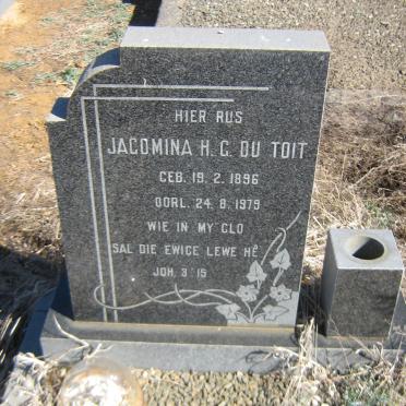 TOIT Jacomina H.G., du 1896-1979