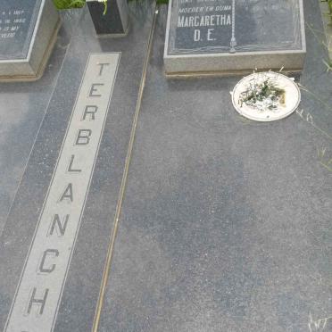 TERBLANCHE Salomon S. 1917-1982 &amp; Margaretha D.E. 1919-2011