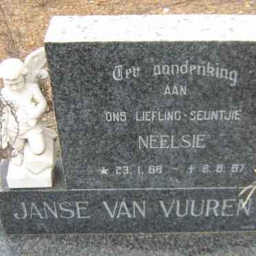VUUREN Neelsie, Janse van 1966-1967