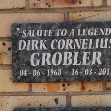 GROBLER Dirk Cornelius 1968-2013