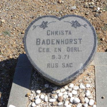 BADENHORST Christa 1971-1971