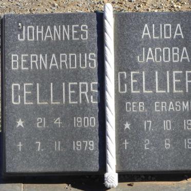 CELLIERS Johannes Bernardus 1900-1979 &amp; Alida Jacoba ERASMUS 1903-1996
