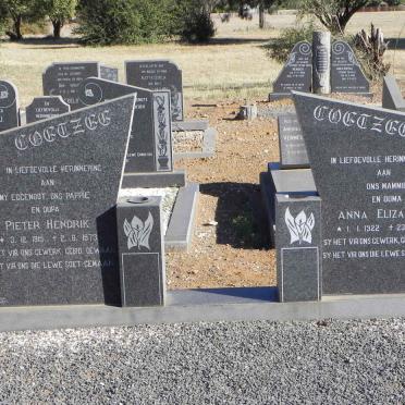 COETZEE Pieter Hendrik 1915-1973 &amp; Anna Elizabeth 1922-1985