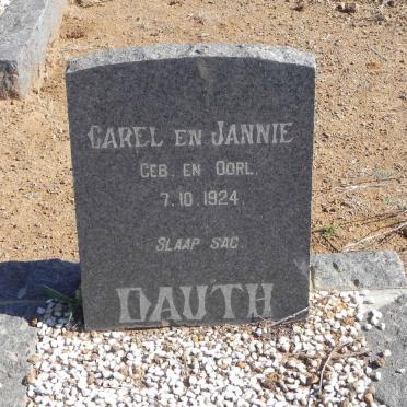 DAUTH Carel 1924-1924 :: DAUTH Jannie 1924-1924