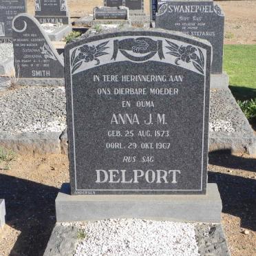 DELPORT Anna J.M. 1873-1967