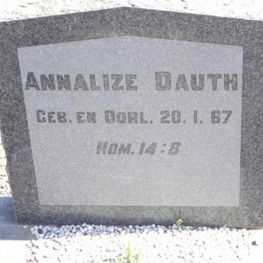 DAUTH Annalize 1967-1967