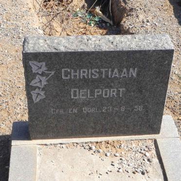 DELPORT Christiaan 1958-1958