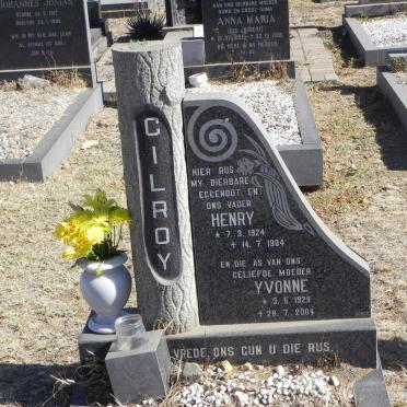 GILROY Henry 1924-1984 &amp; Yvonne 1929-2004