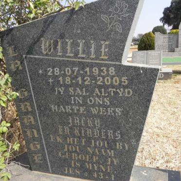 GRANGE Willie, la 1938-2005