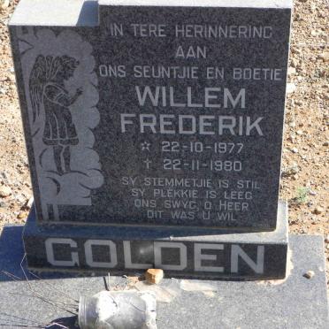 GOLDEN Willem Frederik 1977-1980