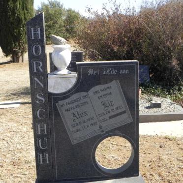 HORNSCHUH Alex 1932-1988 &amp; Liz 1935-