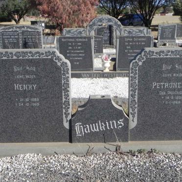 HAWKINS Henry 1885-1969 &amp; Petronella DIEDERICKS 1891-1968