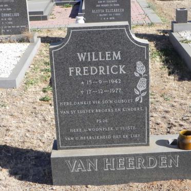 HEERDEN Willem Fredrick, van 1942-1977