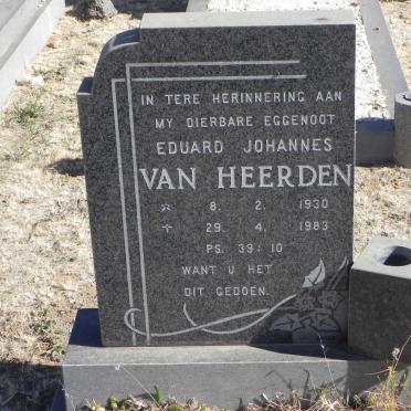 HEERDEN Eduard Johannes, van 1930-1983