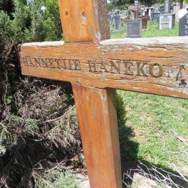 HANEKOM Hannetjie 1951-2005