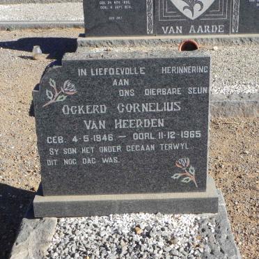 HEERDEN Ockerd Cornelius, van 1946-1965