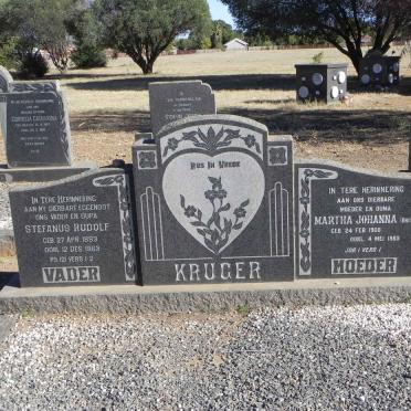 KRUGER Stefanus Rudolf 1893-1963 &amp; Martha Johanna BRITZ 1908-1969