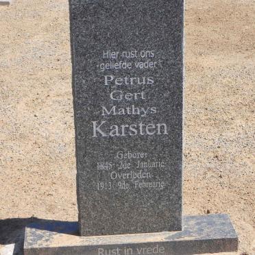 KARSTEN Petrus Gert Mathys 1845-1913