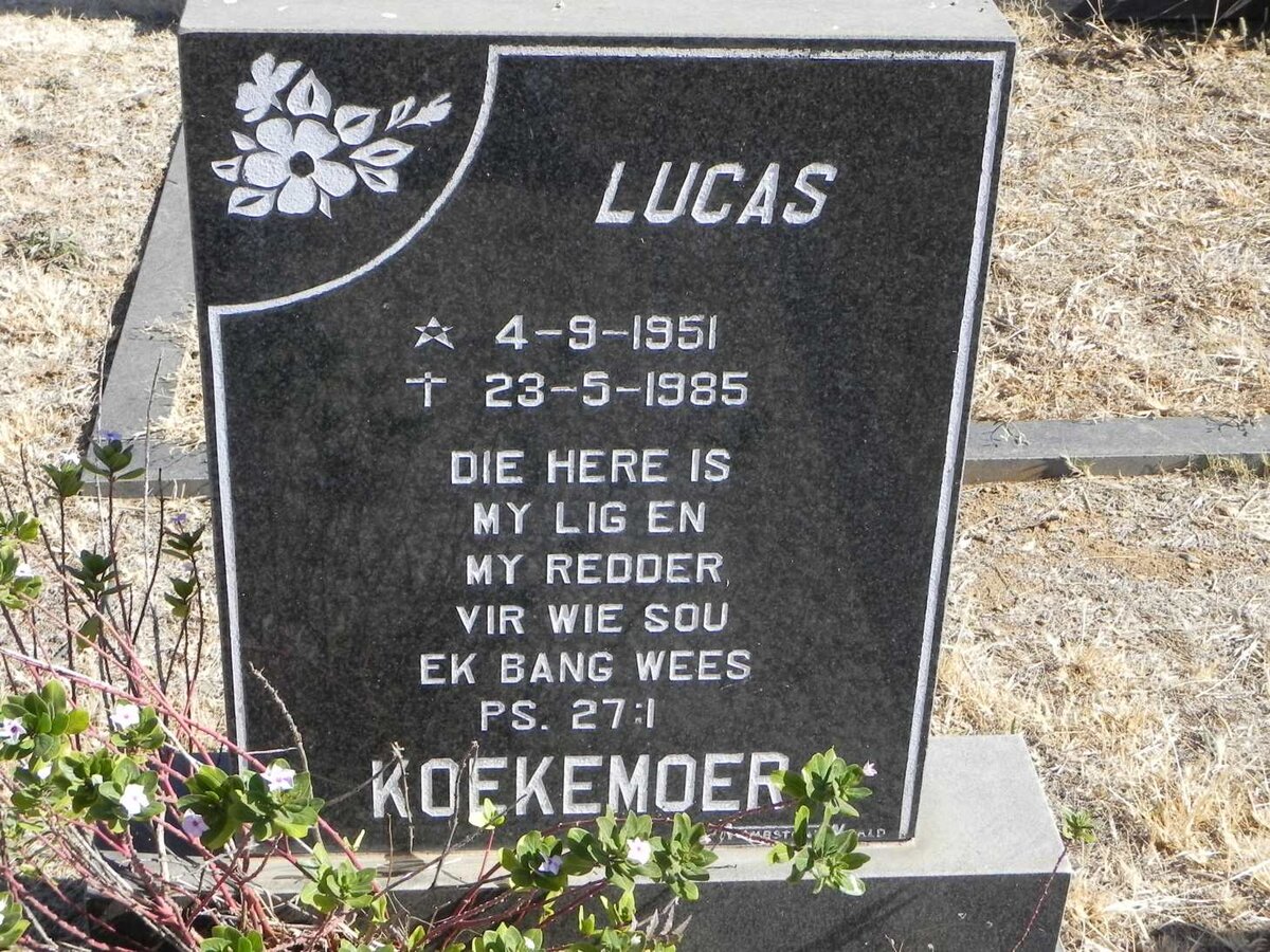 KOEKEMOER Lucas 1951-1985