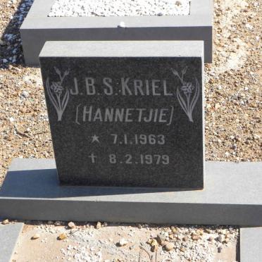 KRIEL J.B.S. 1963-1979