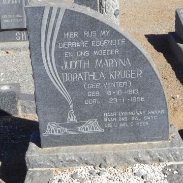 KRUGER Judith Maryna Dorathea nee VENTER 1913-1956