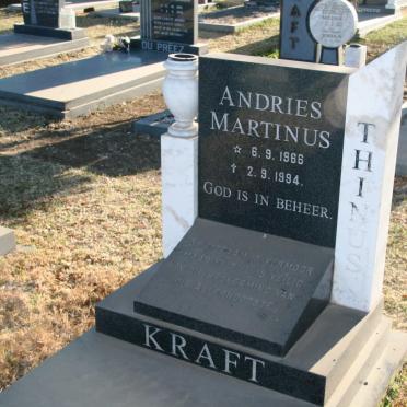 KRAFT Andries Martinus 1966-1994