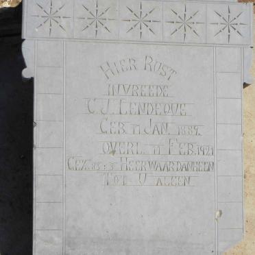 LENDEQUE C.J. 1889-1921