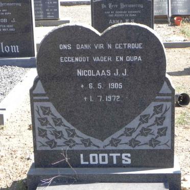 LOOTS Nicolaas J.J. 1905-1972