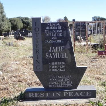 LOTTERING Japie Samuel 1957-2014