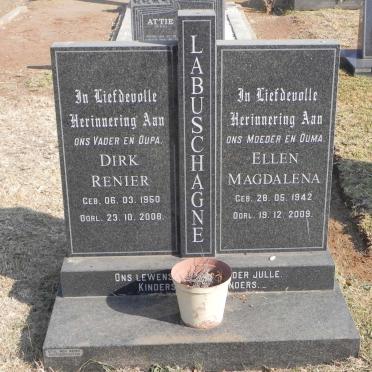 LABUSCHAGNE Dirk Renier 1950-2008 &amp; Ellen Magdalena 1942-2009