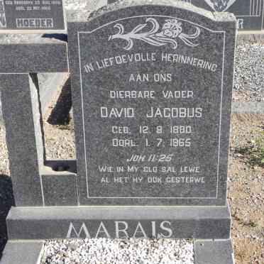 MARAIS David Jacobus 1880-1965