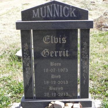 MUNNICK Elvis Gerrit 1973-2013