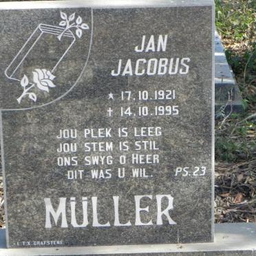 MULLER Jan Jacobus 1921-1995